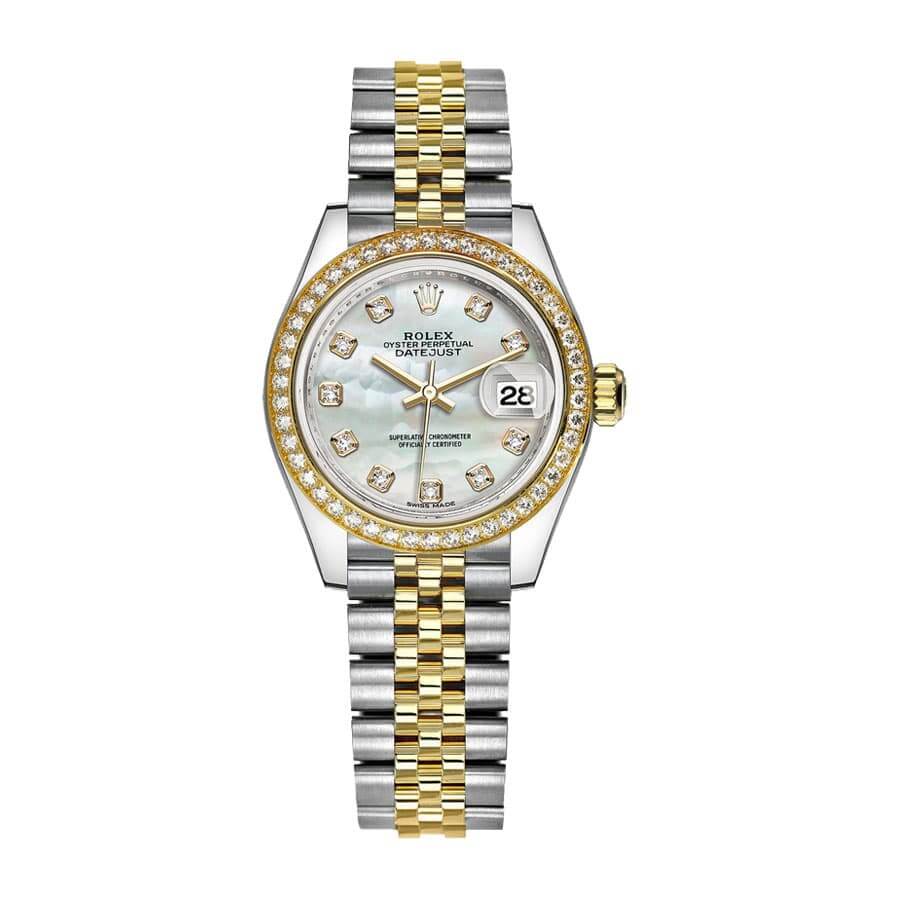 Champagne Dial Two-Tone 28mm Lady