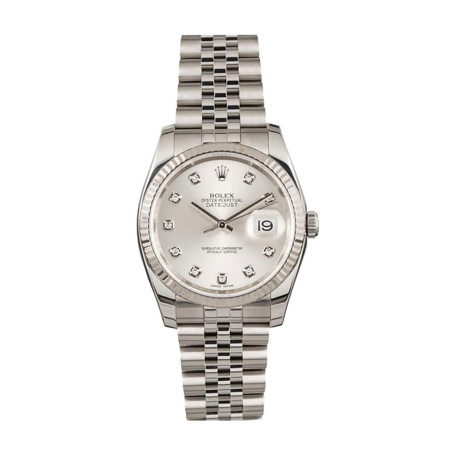 Silver Dial Stainless Steel 41mm Men