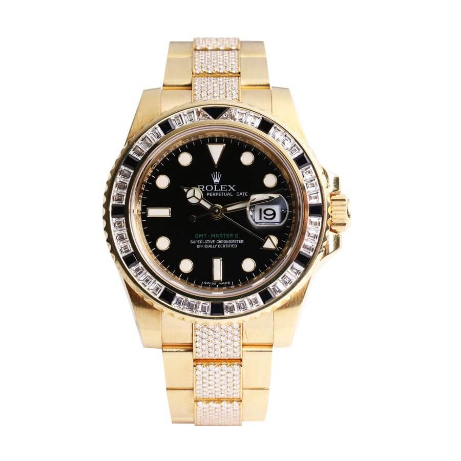 Yellow Gold Green Dial 40mm Men