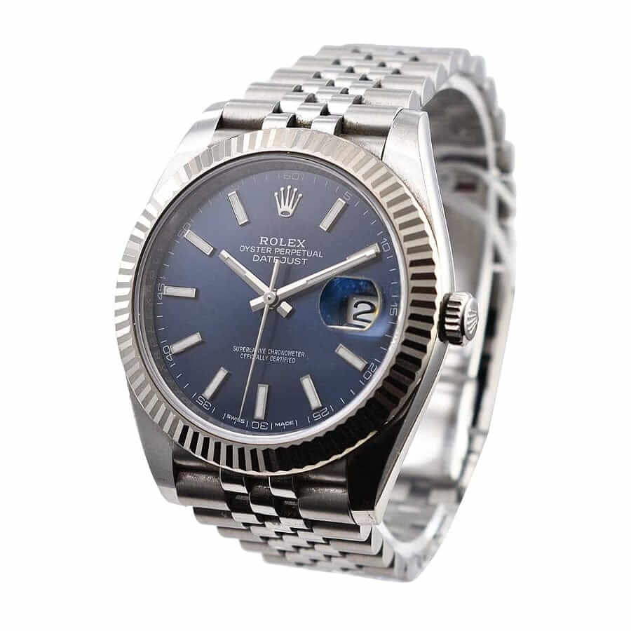 Blue Dial Two-Tone 41mm Men