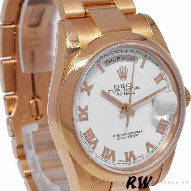 White Roman Numeral Dial Date