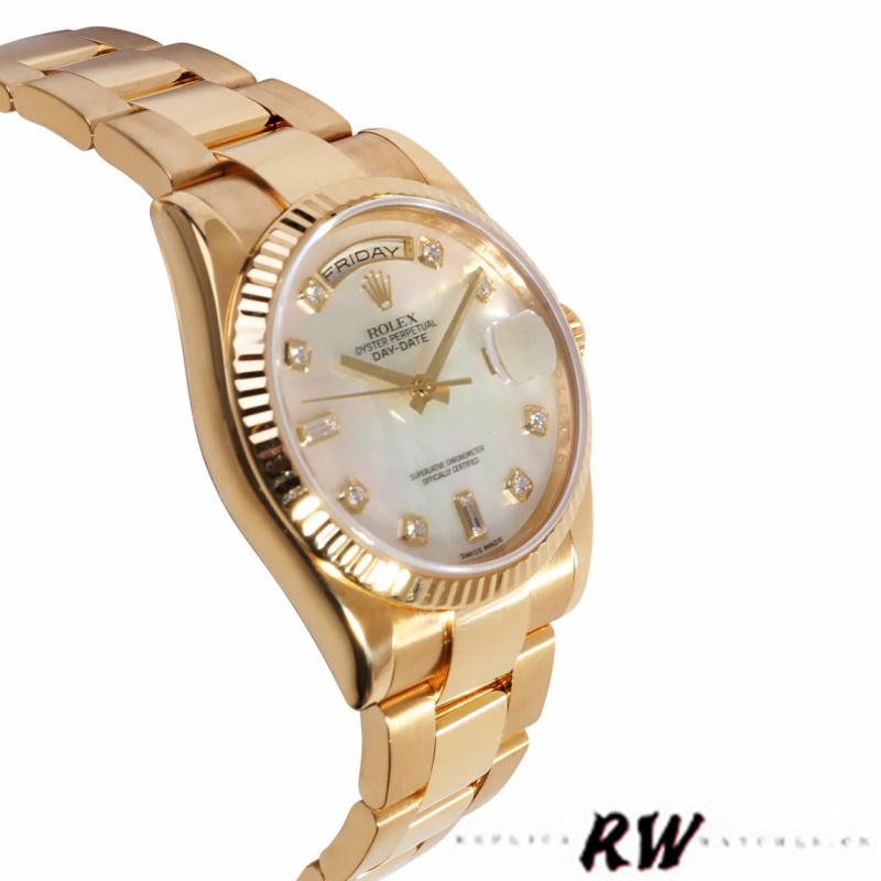MOP White Dial Date
