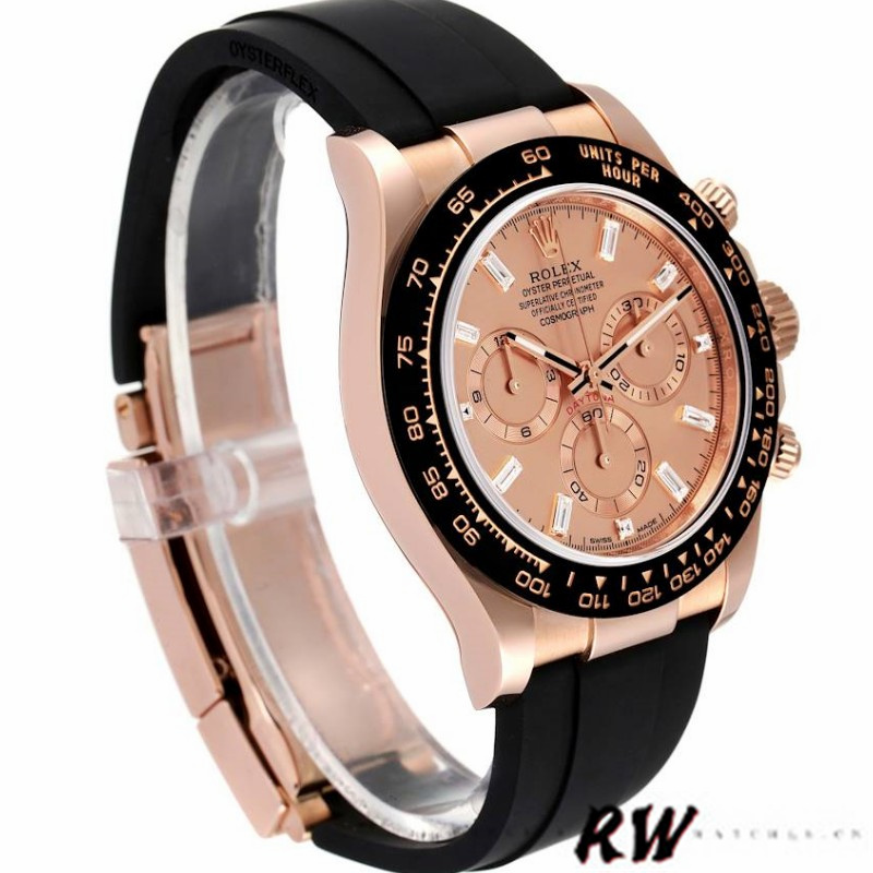 Pink Dial Racing Chronograph 40mm Mens