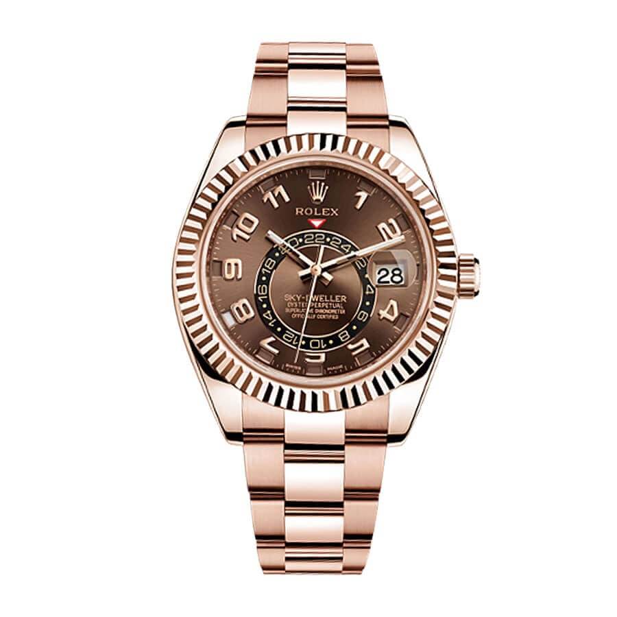 Rose Gold Black Dial 42mm Men