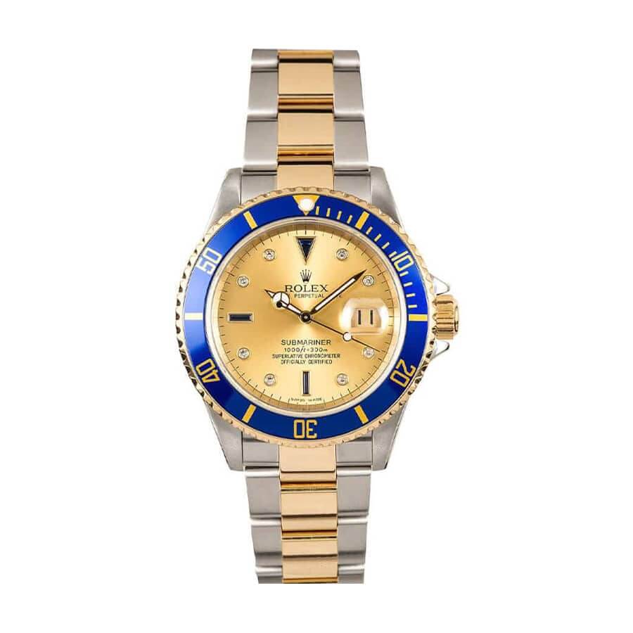 Diamond Bezel Two-Tone 41mm Men
