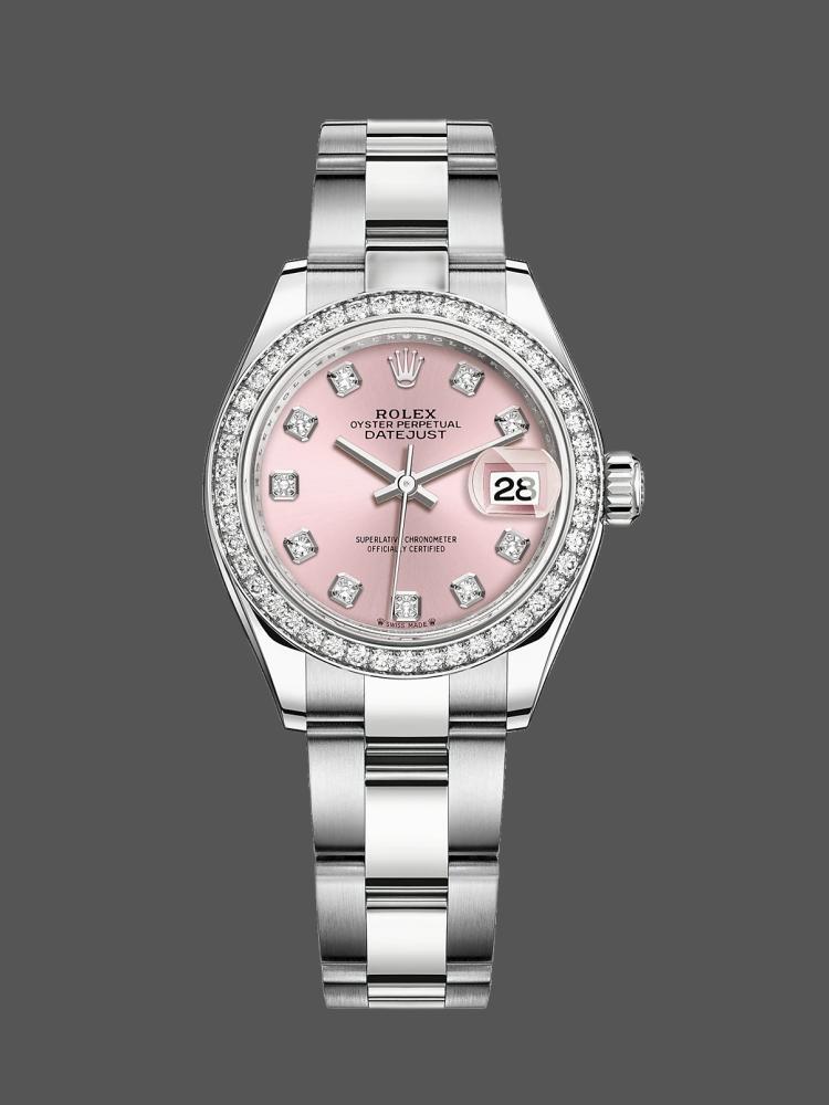 Pink Diamond Dial Ladies 28mm