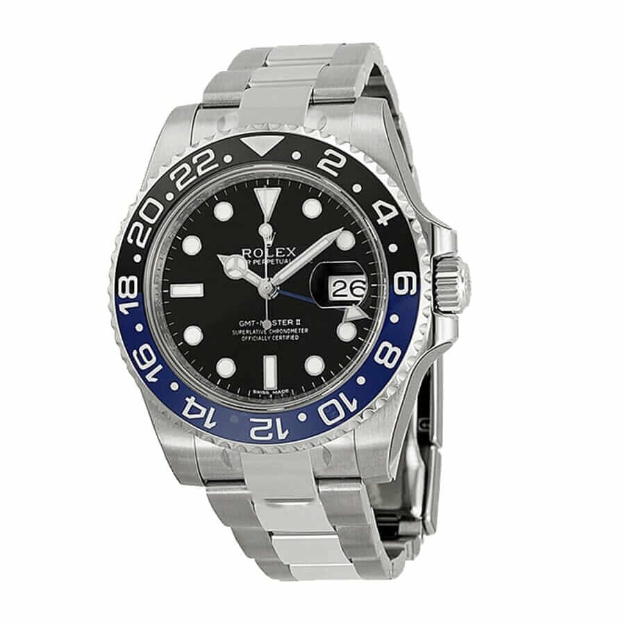 Black Dial Batman Bezel Stainless Steel 40mm Men