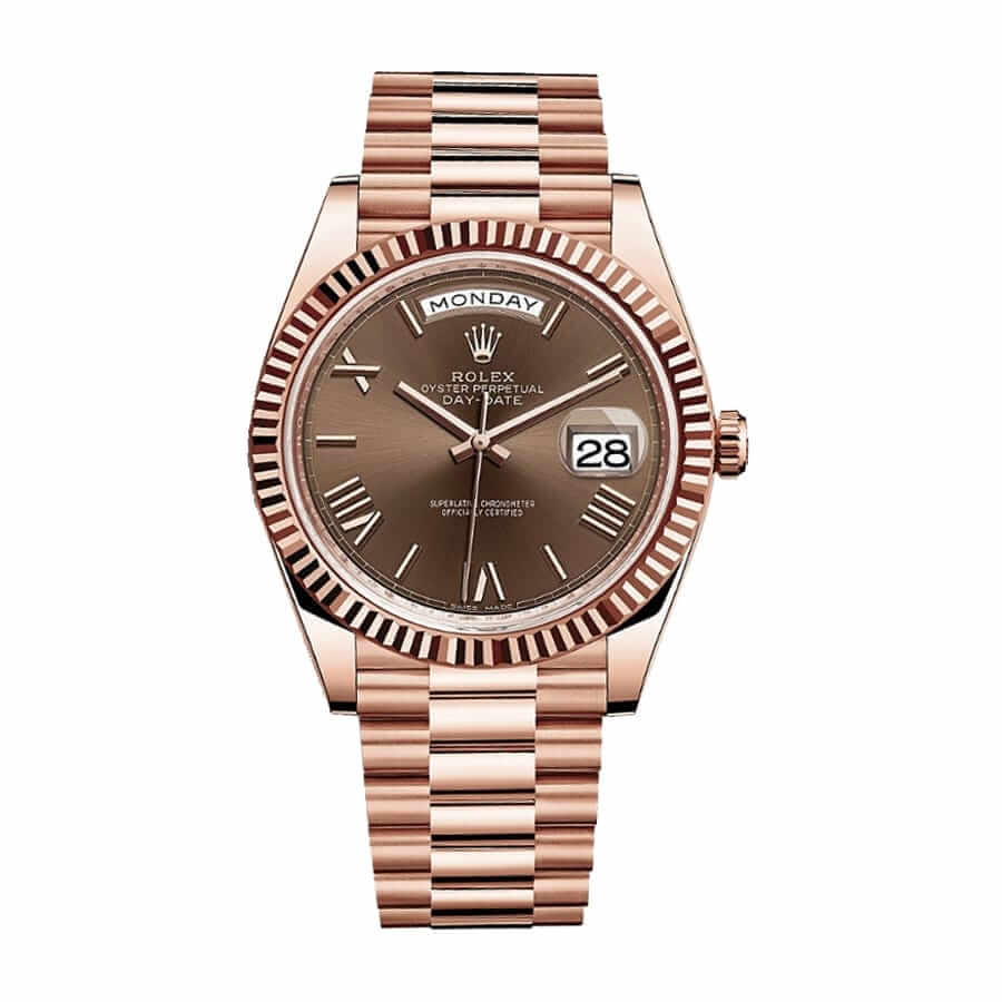 Chocolate Roman Dial Rose Gold 40mm Men