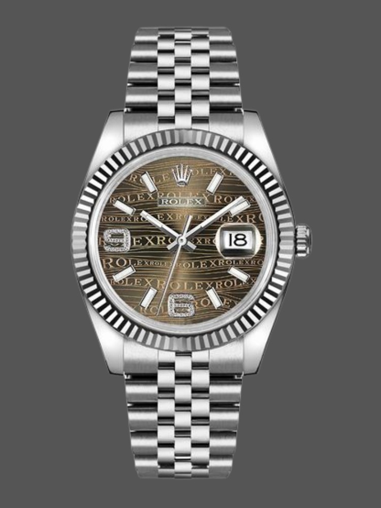 Bronze Dial Stainless Steel Date 36mm Unisex