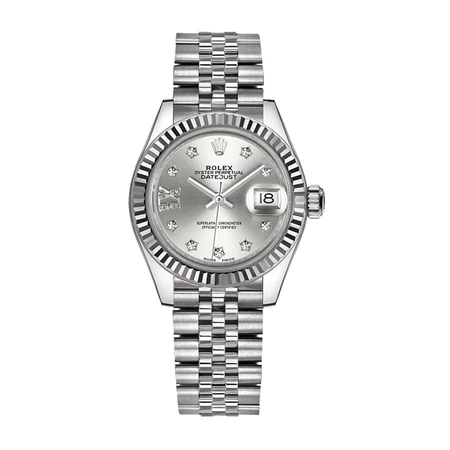 Silver Jubilee Dial Stainless Steel 28mm Lady