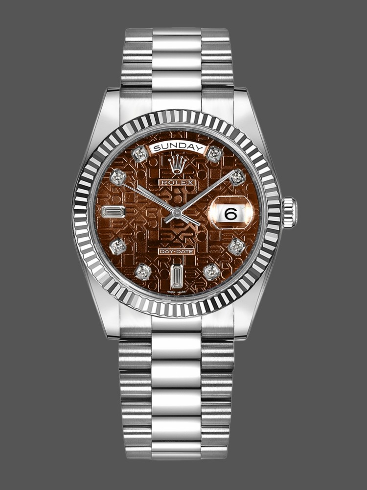 Jubilee Chocolate Brown Dial Date