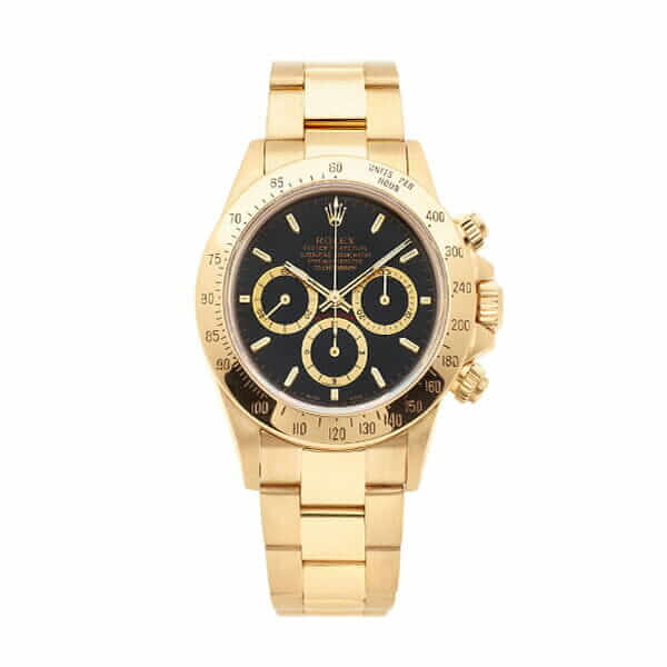 Black Dial Yellow Gold 40mm Men