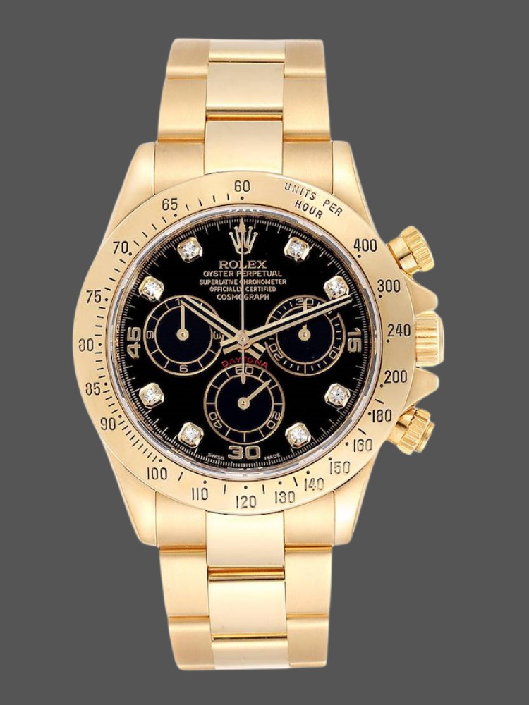 Black Diamond Dial Two-Tone 40mm Men