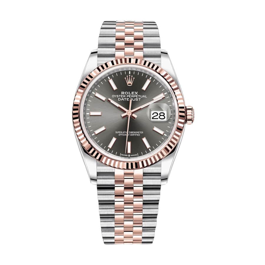Rose Gold Grey Dial 41mm Men