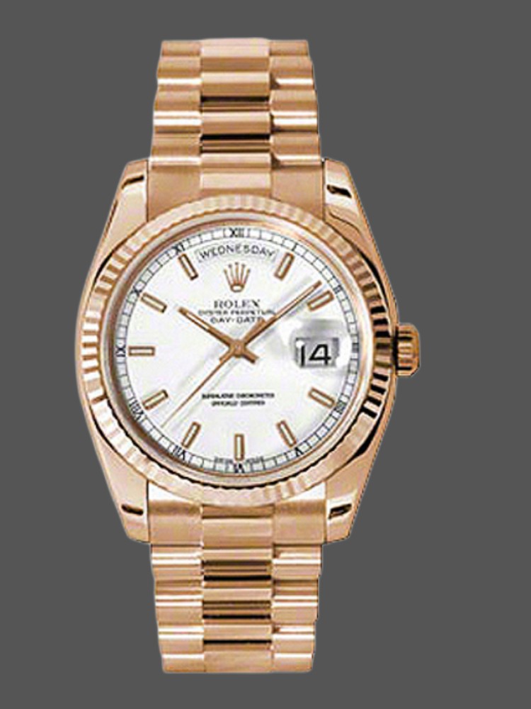 White Dial Date 36mm Unisex