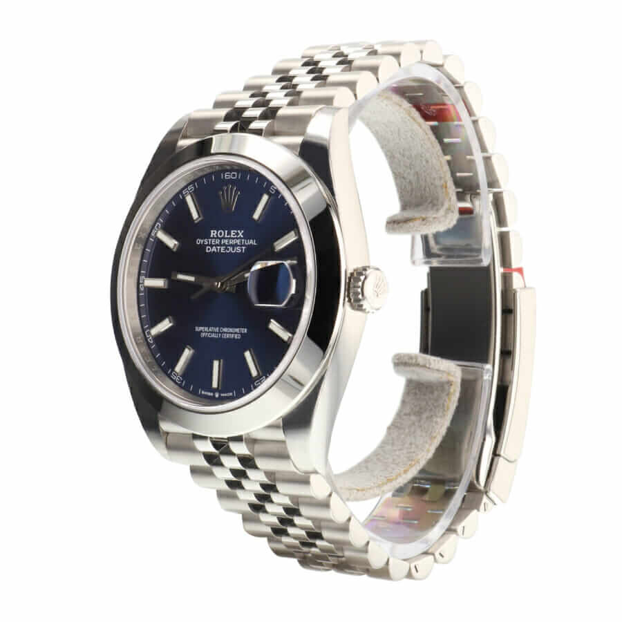 Blue Dial Stainless Steel 41mm Men