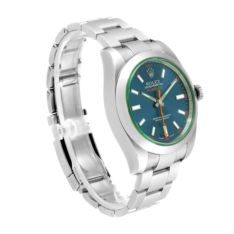 Blue Dial Stainless Steel 40mm Men