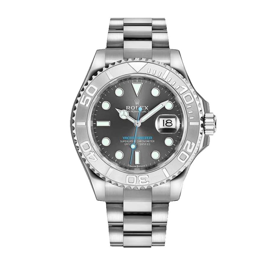 Rhodium Dial Platinum 40mm Men