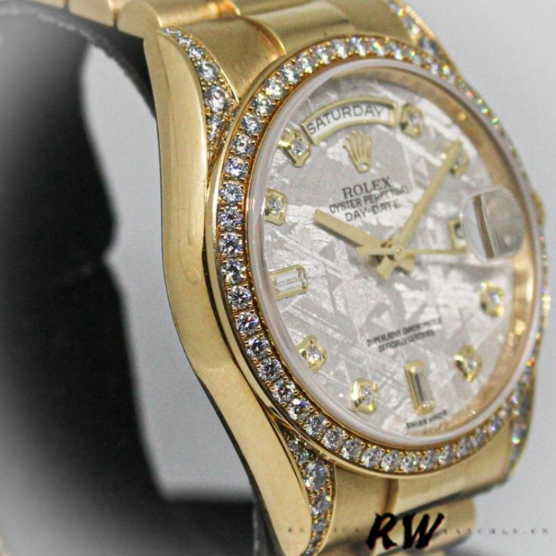 Diamond Bezel Meteorite Dial
