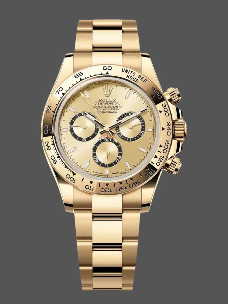 Yellow Gold Chocolate Dial 40mm Men