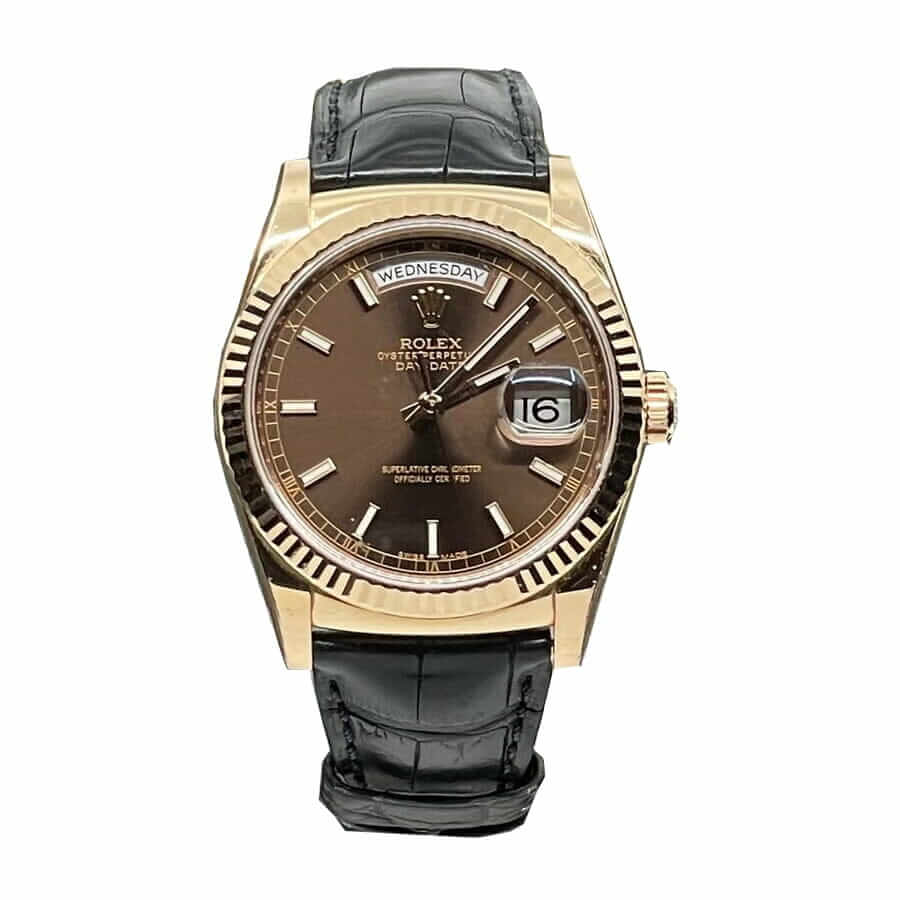 Black Dial Yellow Gold 40mm Men