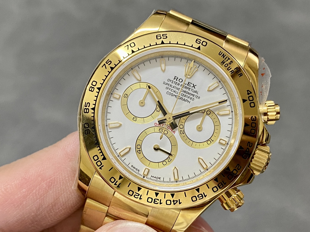 White Index Dial Two-Tone 40mm Men