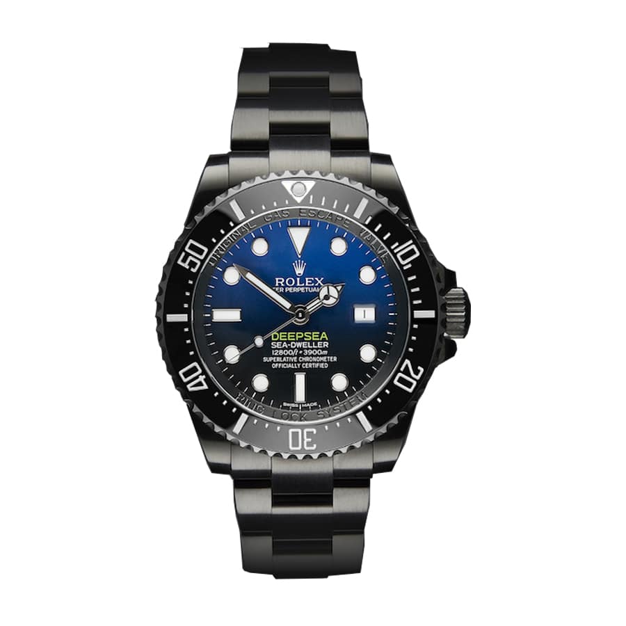 D-Blue Dial Stainless Steel 44mm Men