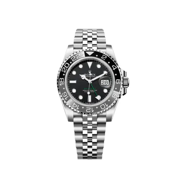 Black & Green Bezel Stainless Steel 41mm Men