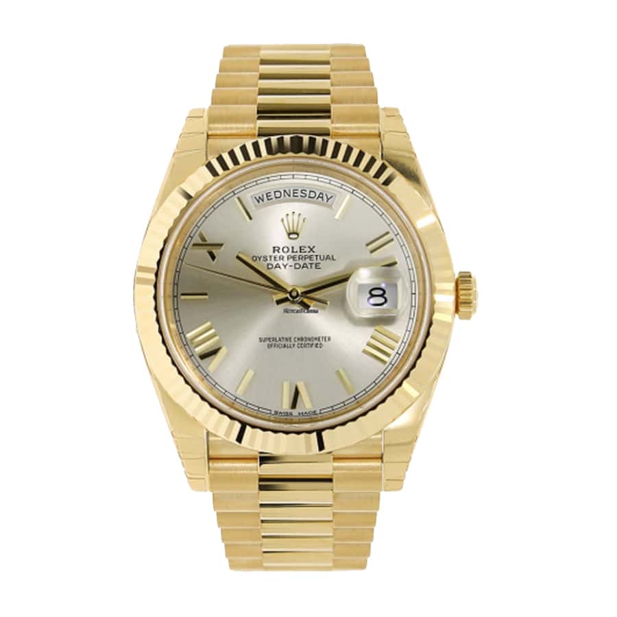 Diagonal Dial Stainless Steel 40mm Men