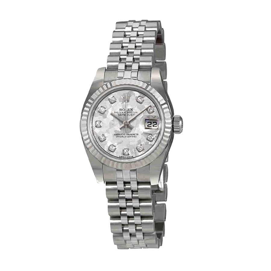 Blue Dial Stainless Steel 28mm Lady