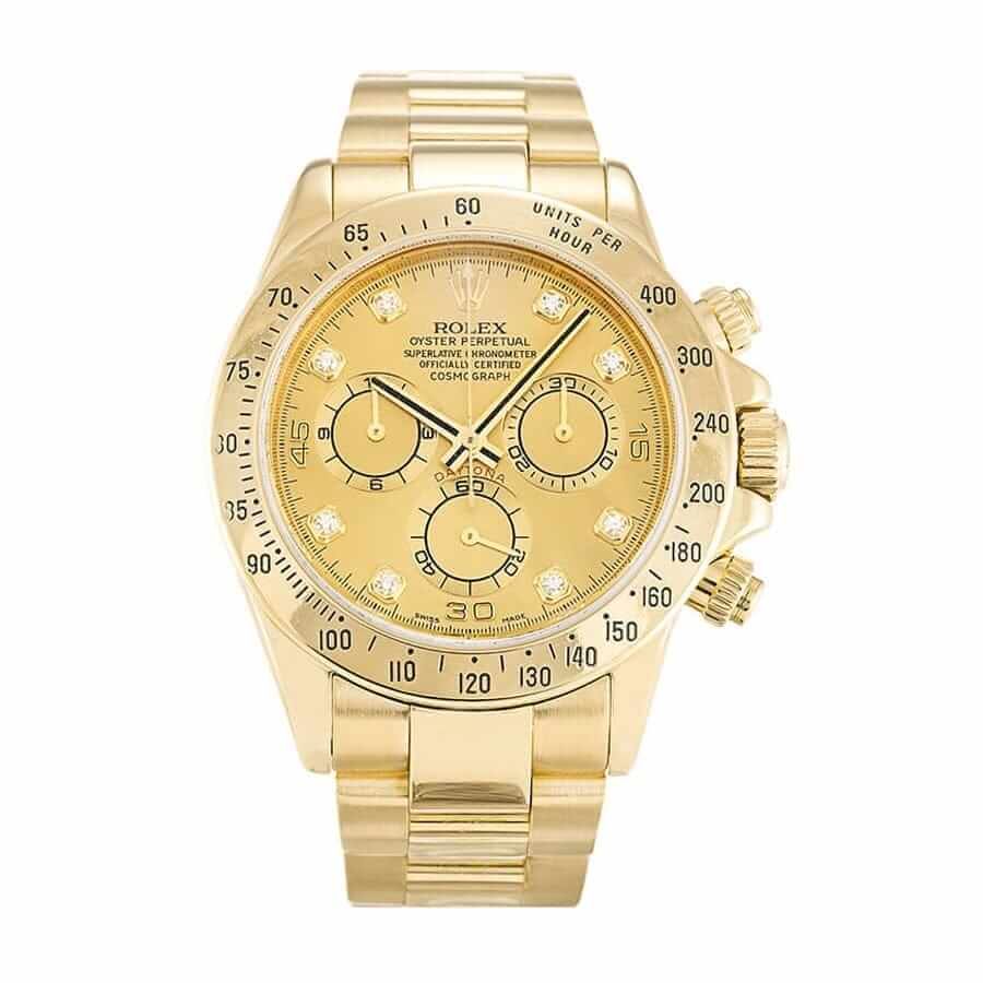 Black Dial Yellow Gold 40mm Men
