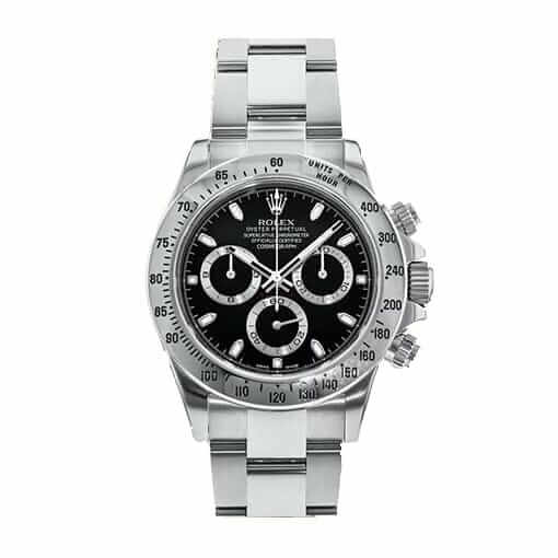 Black Dial Stainless Steel 40mm Men