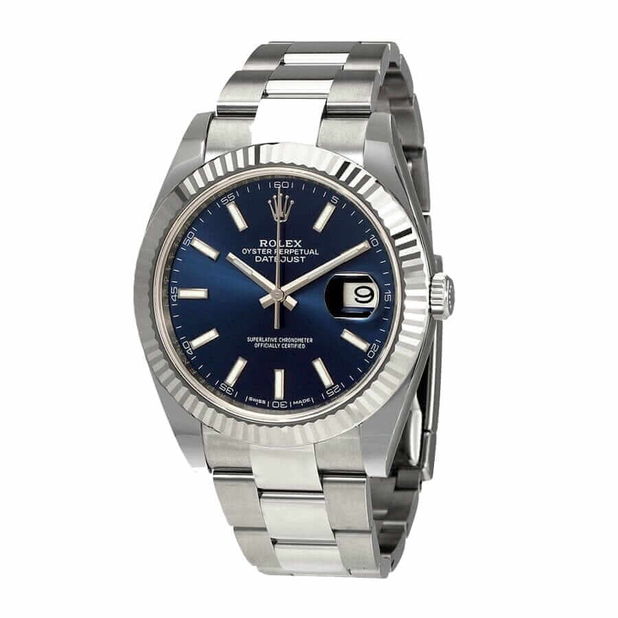 Blue Dial Two-Tone 41mm Men