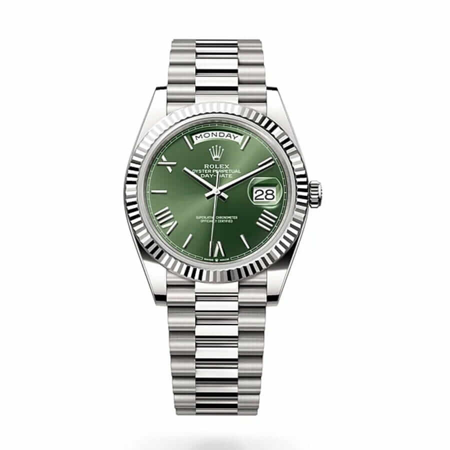 Green Dial Stainless Steel 41mm Men