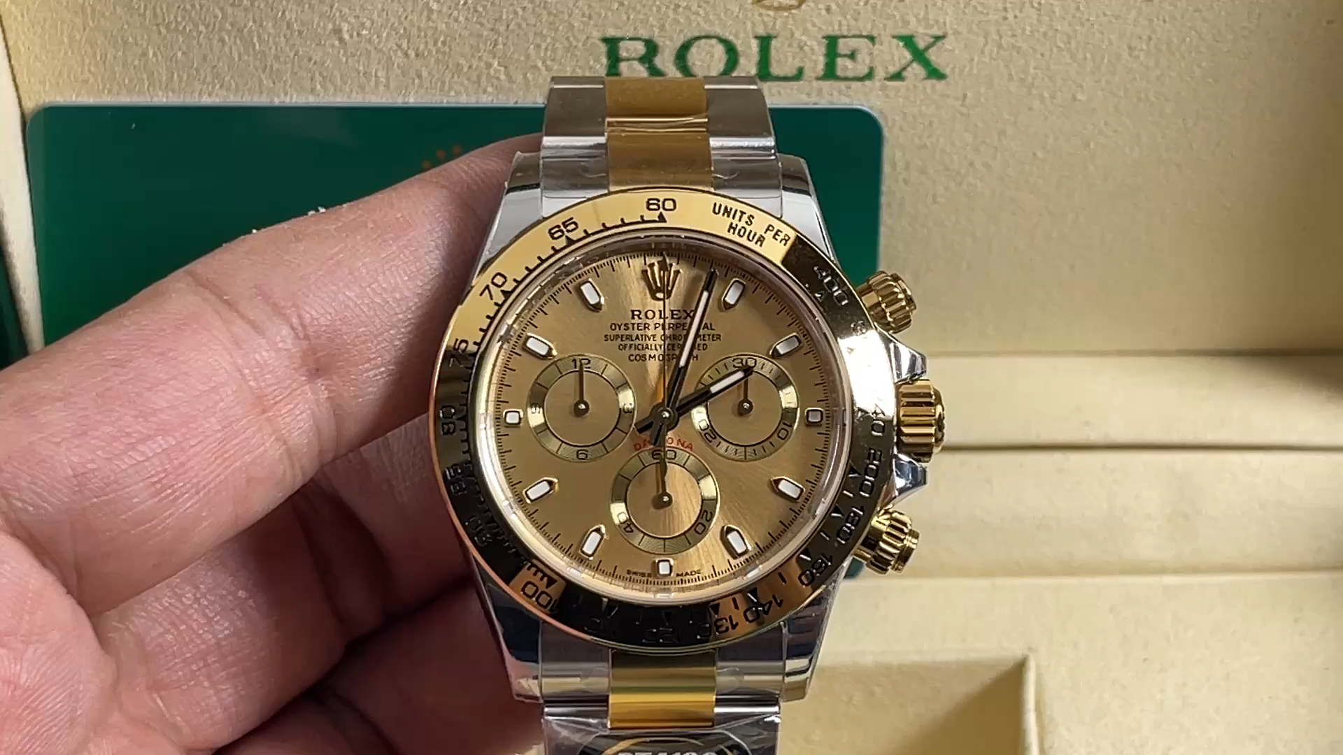 Champagne Index Dial Two-Tone 40mm Men