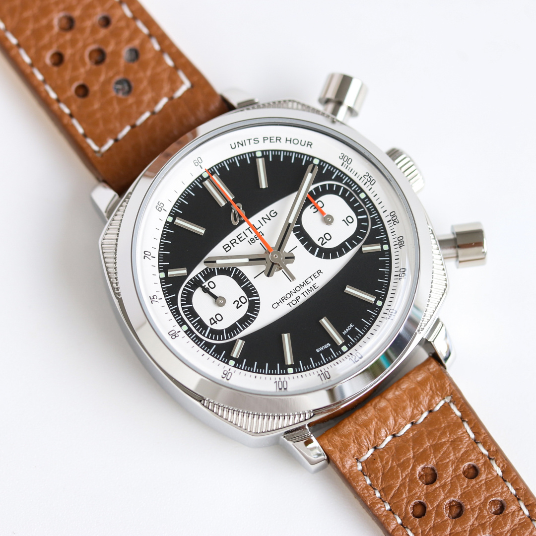Black Racing Chronograph | 38mm Cushion Case