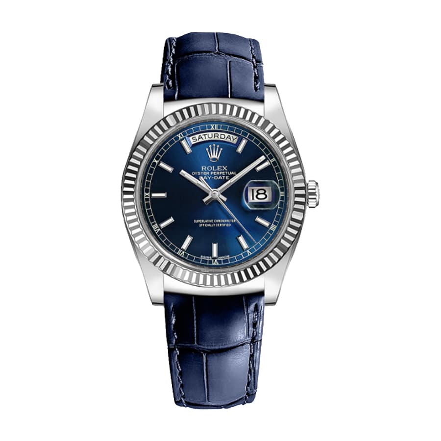 Blue Dial Stainless Steel 40mm Men
