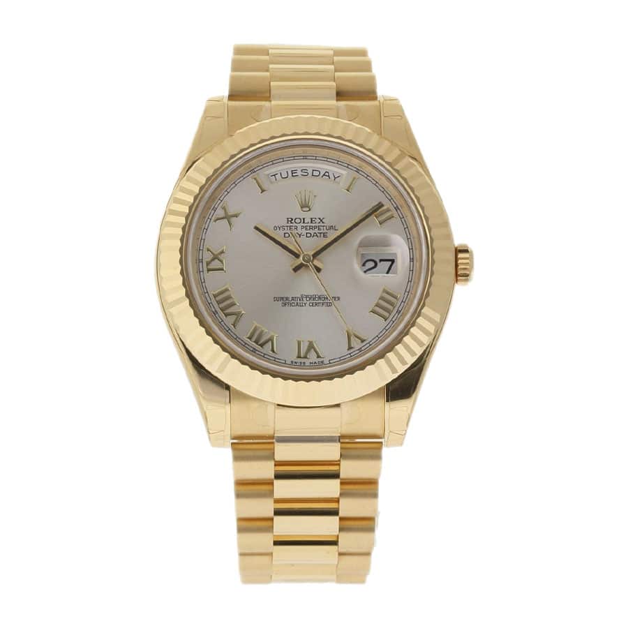White Roman Dial White Gold 40mm Men