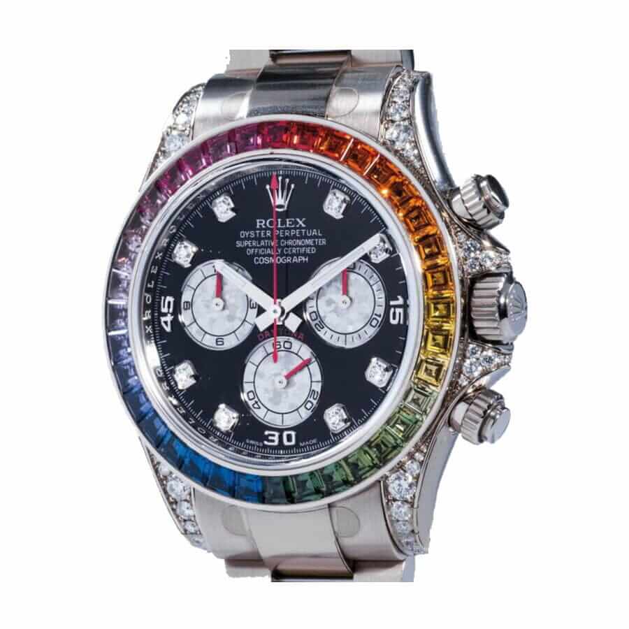 Black Diamond Dial Stainless Steel 41mm Men