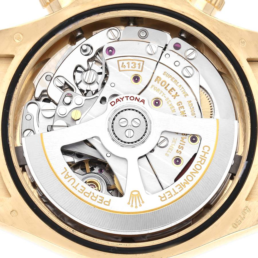 Arabic Numeral Dial Yellow Gold 40mm Men