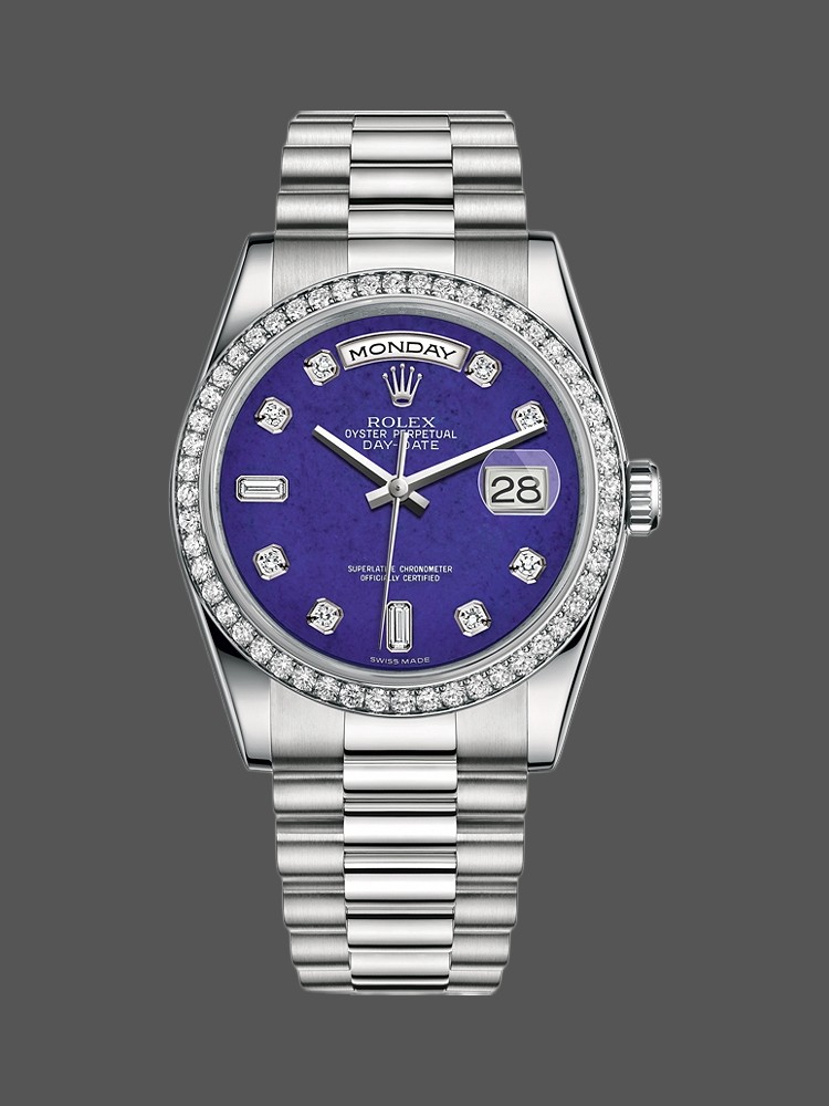 Lapis Lazuli Blue Dial Date