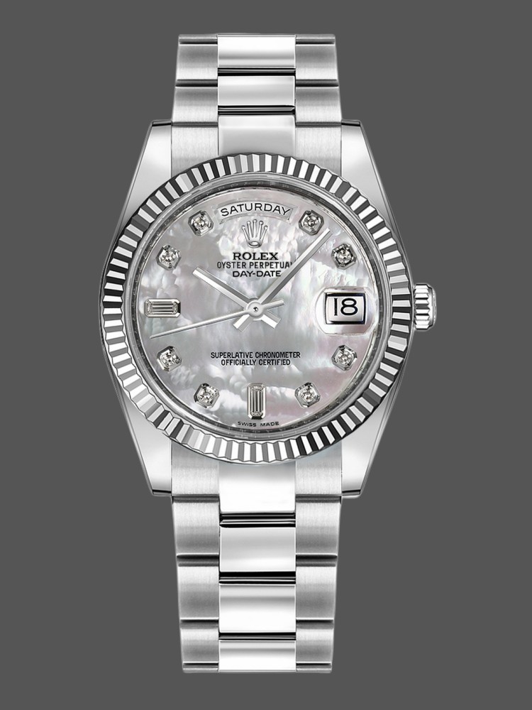 MOP Diamond Dial Date