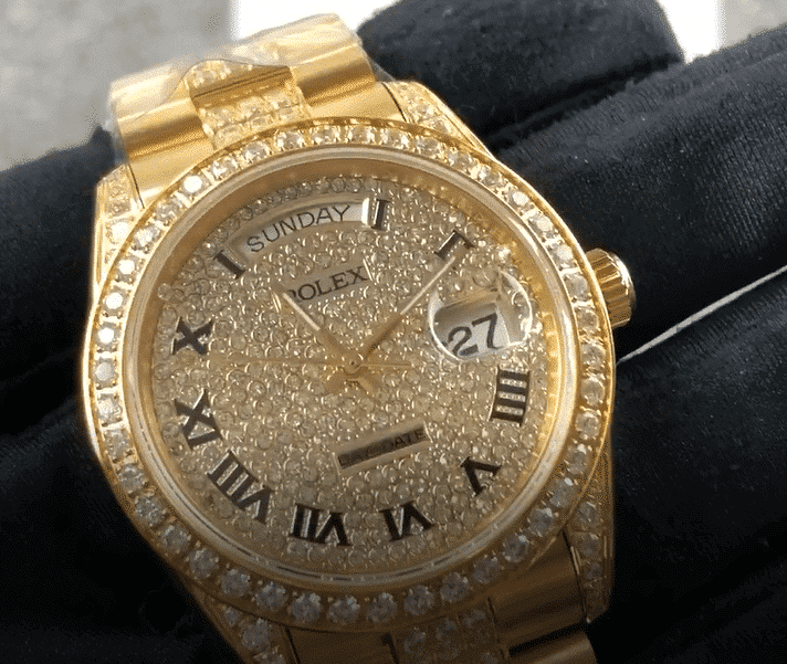 Rhodium Dial Everose Gold 40mm Men