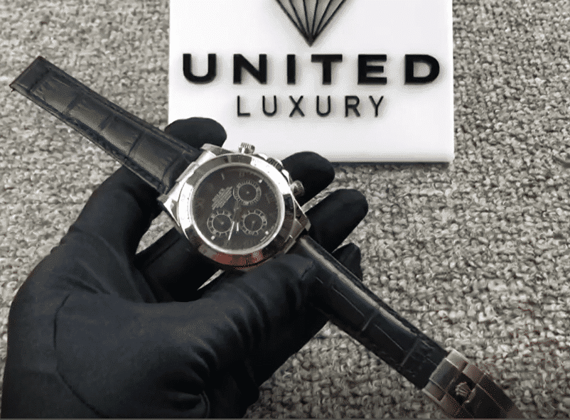 Black Dial Oysterflex 40mm Men