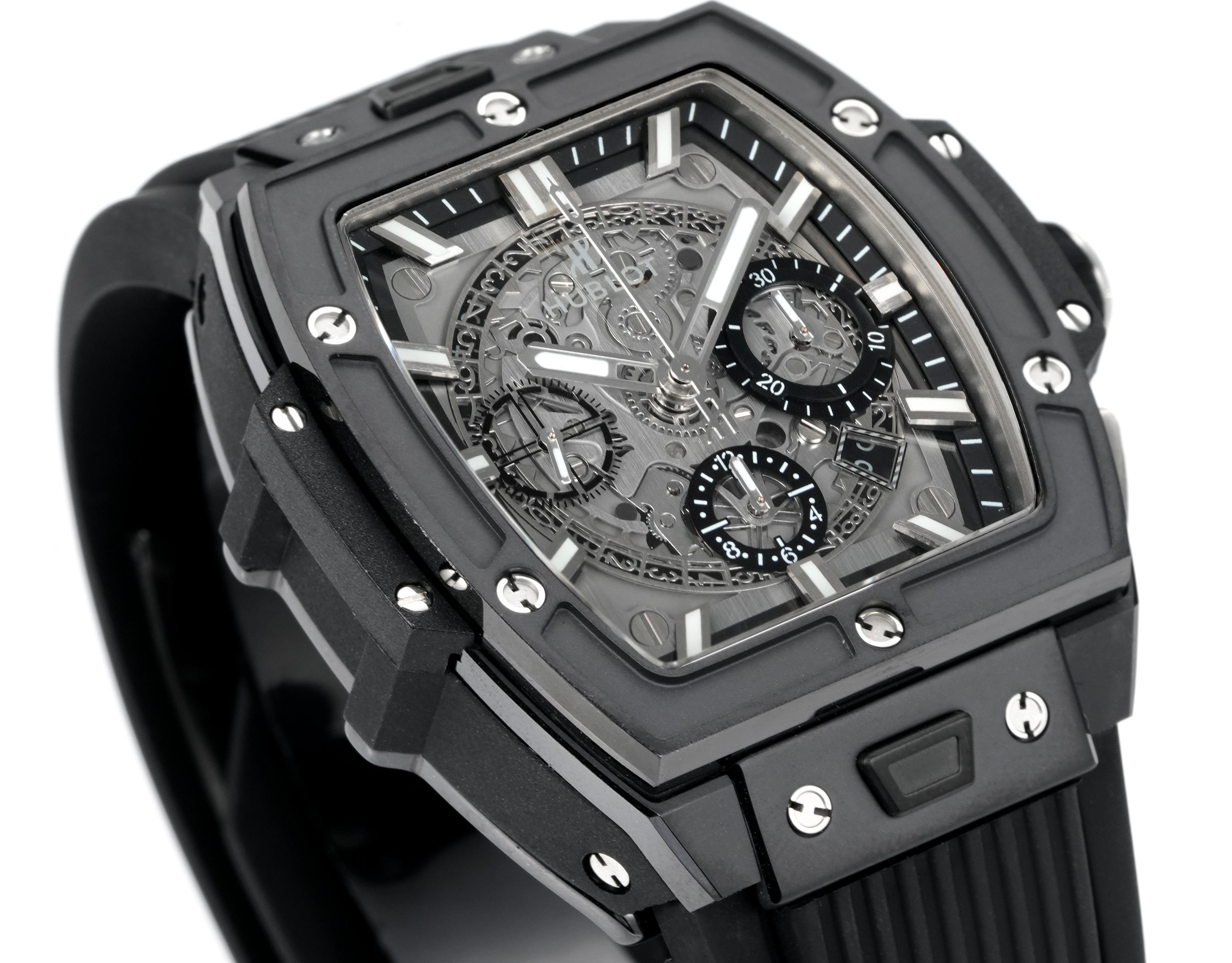 The Phantom Matte Black Ceramic Racing Chronograph