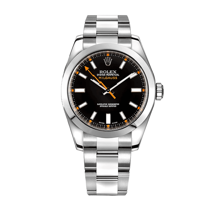 Black Dial Green Crystal 40mm Men