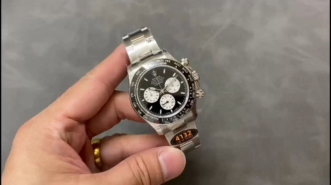 White Gold Black Dial 40mm Men