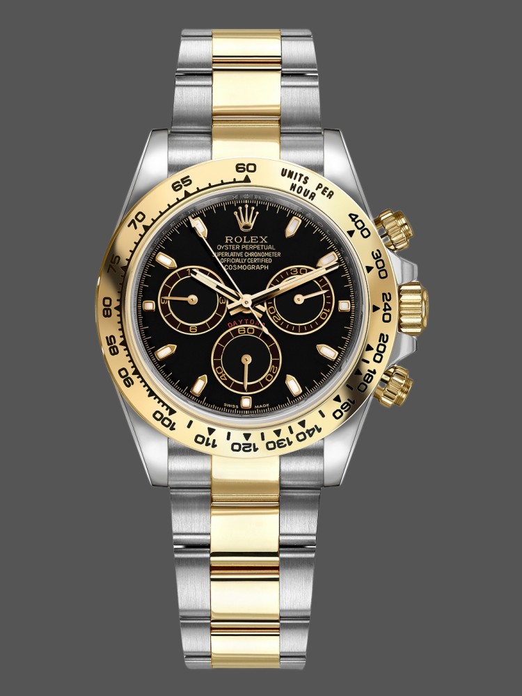 Black Index Dial Two-Tone 40mm Men