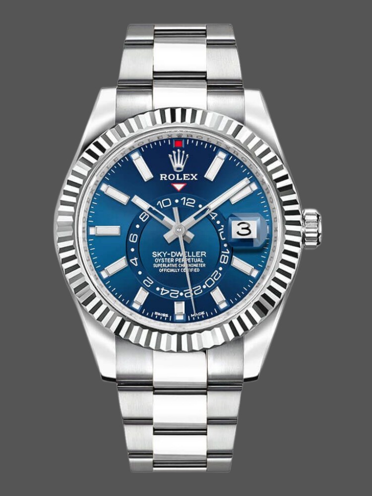 Stainless Steel Blue Dial