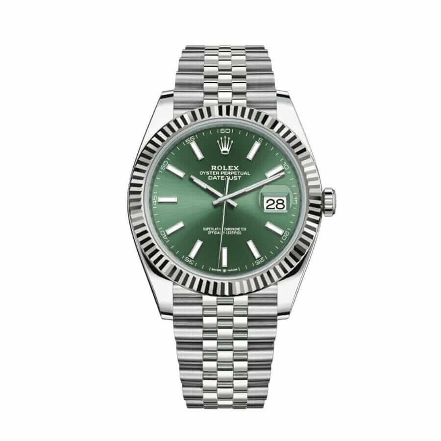 Mint Green Dial Stainless Steel 41mm Men